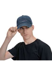 1pc Cowboy Baseball Cap With "City Love Dallas" Printed For Women & Men, Adjustable Casual Street Hat, Ideal For Outdoor Activities, Travel And Work - 藏蓝色 - 查看 2