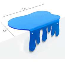 2 Packungen Acryl Kleine Wandregale - 7 Zoll Schwebende Regale für Wände, Wand Ausstellungsregale für Aufbewahrung, Raumdekoration, kleine Alben & Artikel Organizer Ausstellungsregale