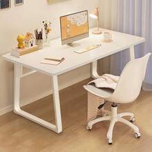 Modern Minimalist Style Computer Desk, Home Office Desk, Writing Desk, Work Table, Gaming Table - White - View 10