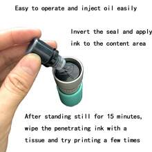 1pc Star-Shaped Stamp For Journaling, Daily Planner, Self-Inking Black Ink Stamp - Sunday Maru Seal - View 7