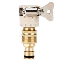3-In-1 Universal Faucet Adapter – Heavy-Duty Brass With 15-23mm Adjustable Range | Leak-Proof Seal For Garden Hoses, Washing Machines & RV Hookups - Yellow - View 6