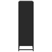 Libreria Larryhot nera 97,5x33x107,5 cm in legno ingegnerizzato e metallo, robusta e durevole, facile da montare, stile decorativo, adattA, Per riporre soprammobili, statuette, libri, piccoli oggetti, ecc. - nero - Visualizzare 5
