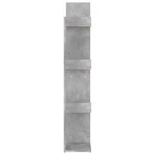 Libreria Larryhot Grigio Cemento 48x25,5x140 cm Legno ingegnerizzato, resistente e durevole, facile da montare, stile decorativo, adattA, Per riporre soprammobili, statuette, libri, piccoli oggetti, ecc. - Grigio - Visualizzare 5