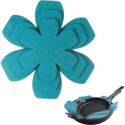 Pot Pan Protectors, 6PCS Felt 3 Different Sizes Larger Thicker Pot Protectors Stacking Felt Pan Protector Pads Non Stick Pan Dividers Pan Separators Pads 9.84875.9 Inches
