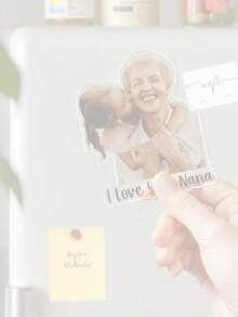 Custom Photo Magnet, Asymmetrical -Shaped Acrylic Fridge Magnets - Warm, Lovely And Special Home Decorations - Photos And Fridge Magnets, Mom And Daughter Photo Magnet Gift, Dog Photo Magnet, Family Photo Magnet Gift, Lovers Gift, Personalized Mother's Day Gift For Mom, Custom Photo Fridge Magnets, Baby Face Fridge Magnet,