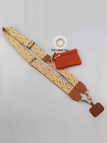 带拉链口袋的手机挂带，新款夹式手机挂带，带钱包斜挎包，斜挎手机绳，带拉链钱包口袋，可调节手机挂带斜挎包 - 彩色 - 查看 5