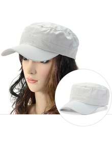 1 pieza Gorra plana para hombre con protección solar, sombrero ligero para todo el año, ideal para actividades al aire libre como senderismo, camping y uso diario