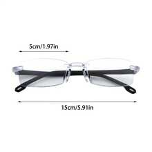 Smart Glasses, Auto Focus And Zoom - Blue Light Blocking Computer/Reading Glasses, Auto Near/Far Vision Correction, Lightweight Modern Frame, Suitable For Digital Screens, Driving, - Compatible With Smartphones/Tablets/Laptops - Unisex, Screen Time Protection, Fashionable Glasses, Advanced Lenses, Vision Support, Office Workers - 1 - View 6