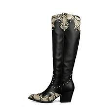 WEIDE Women Knee-High Boots - Black - View 4