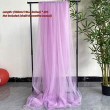 Elegant White Polyester Tulle Decoration (Width: 160cm/62.9 Inches) Wedding Dress Ceiling Cloth Roof Canopy Decoration, Wedding Ceremony Stage Hotel Decoration Hanging Cloth Chiffon Curtains, Multi-Colored Ceiling Cloth Wedding Arch Hanging Cloth Gauze Tulle Curtains Party Ceremony Stage Hotel Decoration, Seasonal Decoration, Wedding Decoration, Valentine's Day, Multi-Colour Multi-Specification Optional