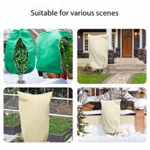 Winter Plant Blanket: Thickened Non-Woven Frost Cover With Thermal & Moisture Control. Keeps Shrubs, Roses & Delicate Plants In Freezing Temps. - Multicolor - View 5