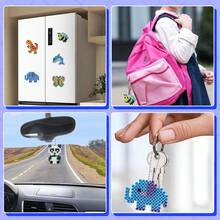 2000 piezas/Paquete Cuentas de fusión mini de 2.6mm Pixel Puzzle Cuentas de hierro para niños Cuentas de fusión DIY Regalo de alta calidad hecho a mano Juguetes educativos