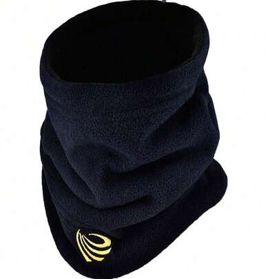 1 件冬季露营骑行羊毛颈套滑雪管围巾，滑雪板半脸面罩面罩，男女皆宜，户外防寒领子