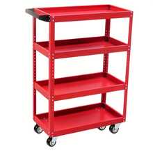 4 件重型万向轮带刹车脚轮 - 可选高度 3.17 厘米/5.08 厘米 - 铁架上的黑色 PVC 轮，适用于办公室柜、工作台、家具、储物柜和推拉门