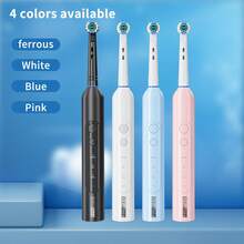 Orinatola Electric Toothbrush, 2 Toothbrush Heads, USB C Charging, IPX7 Waterproof, 3 Modes, Comes With Travel Case, Can Be Used In The Shower, 600 MAh Battery, Thanksgiving Gifts For Wowen And Family - White - View 5