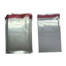 50 piezas/100 piezas Bolsas de plástico transparentes autosellantes, adecuadas para empaquetar ropa, obras de arte, regalos, joyas, bolsas de plástico resellables decorativas