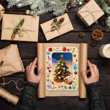 1/2/3 قطعة مجموعة إطار صورة فني لعيد الميلاد، إطار صورة خشبي DIY، إطار رسم للأطفال، المجموعة تشمل الراين ستونز، أقلام مائية، لديكور الإطار والمشاريع الفنية المخصصة، إطار عرض عمودي للمكتب، رسم غير مكتمل وإطار خشبي زخرفي، ديكور المنزل، عرض صورة مخصصة ومشاريع فنية هدايا لعيد الميلاد والتخرج