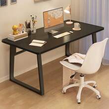 Modern Minimalist Style Computer Desk, Home Office Desk, Writing Desk, Work Table, Gaming Table - Black - View 11