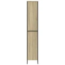 Libreria Larryhot Sonoma Oak 80x31x169 cm Legno ingegnerizzato, resistente e durevole, facile da montare, stile decorativo, adattA, Per riporre soprammobili, statuette, libri, piccoli oggetti, ecc. - Castano - Visualizzare 5