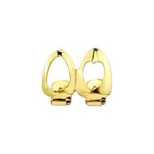 3pcs Golden & Silver Heart Hollow Teeth Grillz Set, Hip Hop Dental Caps With Star & Rhinestone Design, Fashion Jewelry For Men And Women