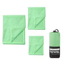 3pcs Superfine Fiber Quick-Drying Towels, Golf Towels, Golf Course Accessories, Soft And Comfortable Fitness Towels, Absorbent And Quick-Drying Outdoor Sports Towels, Suitable For Running, Fitness, Camping, Etc