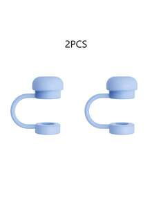 8pcs/6pcs/3pcs Straw Covers Cap Reusable Silicone Straw Toppers Compatible With Stanley Cup Spill Leak Stopper Splash Dust Proof Straws Cover - Multicolor - View 16