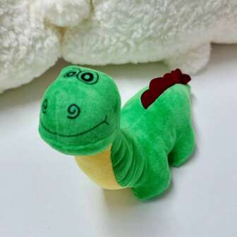 圣诞节特别礼物 - 绿色可爱恐龙毛绒填充动物玩偶软枕头玩偶，绿色恐龙毛绒玩偶儿童生日礼物，儿童舒适伴侣