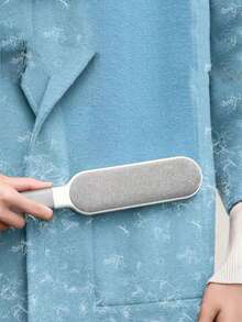 1个可重复使用的除尘刷，双面宠物毛发去除器，手动静电刷，适用于猫毛、衣物、沙发、家具等。 - 彩色 - 查看 2