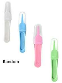 2pcs/1pc Newborn Nasal Cleaning Tweezers, Baby Earwax Remover Clip, Infant Nostril Cleaner, Nose Mucus/Booger Tweezer (Random Color) - Multicolor - View 12
