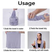 A Lightweight Cool Hooded Towel, Soft, Comfortable, Highly Absorbent And Easy To Carry - Suitable For Both Men And Women In Fitness, Outdoor Sports, Golf, Running And Other Sports Scenarios