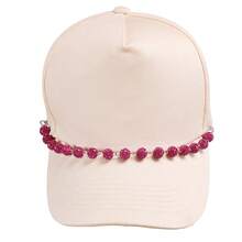 1pc Rhinestone Beaded Chain Accessory, Fashionable & Versatile Hat Chain, Premium Accessory For Daily Wear
