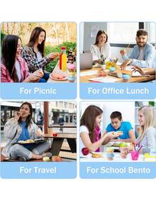 12pcs Mini Sauce Containers With Lids, 2oz Reusable Condiment Cups With Measurement Markings, Portable Salad Dressing Jars, Small Plastic Food Storage Containers, Leak-Proof, Microwave & Fridge , For Travel, Picnic, School, Lunch, Holidays, Parties, Christmas, Halloween, Mother's Day, Valentine's Day - Multicolor - View 8