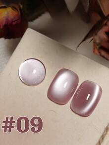 MISS SHAKA 10ml万圣节美甲冰透明红黑金玻璃珠猫眼胶指甲油美甲美甲店秋冬专用黑色灵动琥珀棕玻璃珠指甲胶美甲用品圣诞美甲 - 彩色 - 查看 21