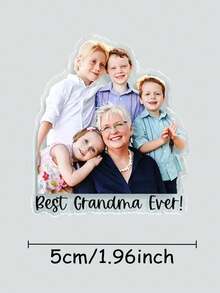 Custom Photo Magnet, Asymmetrical -Shaped Acrylic Fridge Magnets - Warm, Lovely And Special Home Decorations - Photos And Fridge Magnets, Mom And Daughter Photo Magnet Gift, Dog Photo Magnet, Family Photo Magnet Gift, Lovers Gift, Personalized Mother's Day Gift For Mom, Custom Photo Fridge Magnets, Baby Face Fridge Magnet,