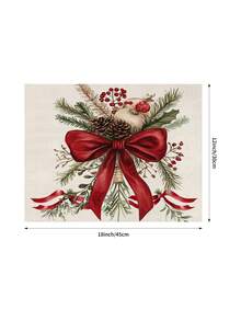 1 pezzo Runner da tavolo con uccello natalizio, Runner da tavolo decorativo natalizio, Runner da tavolo simil-lino natalizio, Runner da tavolo, Runner da tavolo, 1 pezzo Runner da tavolo, 4 pezzi Tovagliette, 1 pezzo Federa per cuscino, 3 prodotti disponibili, Decorazioni natalizie per la casa da interno/esterno, Decorazioni per la casa invernali, Decorazioni natalizie, Decorazioni per la stanza natalizia, Decorazioni per feste natalizie