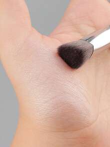 1 Triangle Brightening Concealer, Soft And Dense Synthetic Bristles Concealer, Repair Volume And Shape, Seamless And Seamless Treatment-Suitable For Liquids, Creams And Powders. - Multicolor - View 6