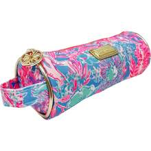 Estuche para lápices rosa, bolsa/estuche de viaje lindo con asa de transporte y cierre de cremallera, Viva La - Conchame algo bueno - Ver 5
