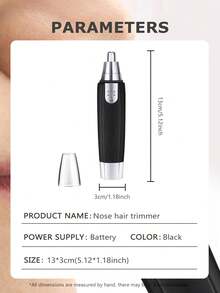 1pc Electric Nose Hair Trimmer, Portable Nose Hair Clipper For Men And Women