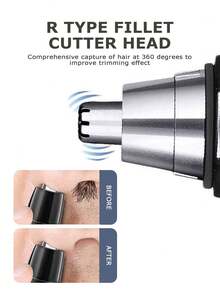 1pc Electric Nose Hair Trimmer, Portable Nose Hair Clipper For Men And Women