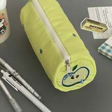 1个鱼形面粉猫铅笔盒和面包小狗蛋糕铅笔盒，高品质可爱化妆包，学生返校文具包，超大容量收纳袋