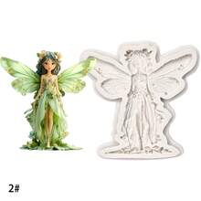 1pc Silicone Mold With Wings, Resin Art Mold For Girl With Wings - Light Grey - View 12
