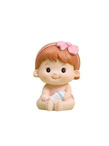 One Baby Bottle Doll Decorative Ornament, Blue And Pink Hat, Suitable For Gender Reveal Parties, Birthday Parties, Baby Shower Decorations. - Multicolor - View 14