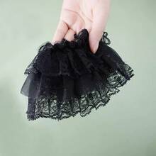 1 chiếc tay áo ren nhiều lớp Lolita dành cho nữ, thích hợp cho biểu diễn tại học viện, khiêu vũ, che cánh tay, tay áo - 1 đôi - Xem 7
