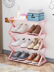 Étagère à chaussures en X à 4 couches, qui économise de l'espace et est facile à assembler, est un choix idéal pour les familles et les cuisines, rangement d'étagère à chaussures, étagère à chaussures moderne, organisateur de rangement d'étagère à chaussures, étagère à chaussures pour le salon et décoration de la maison. Décorations d'Halloween