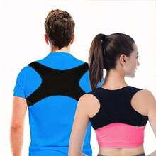 Adjustable Back Posture Corrector, Neck & Back Support Brace, Invisible Hunchback Corrector For Adults - Multicolor - View 6