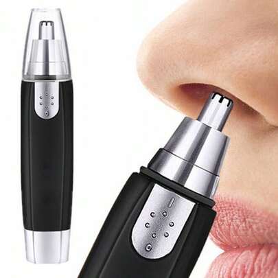 1入組電動鼻毛修剪器，男女適用的便攜式鼻毛夾