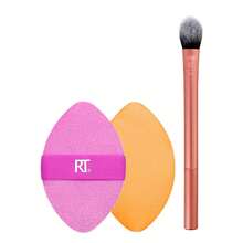 Real Techniques Precision Perfection Duo, Viral Kitten Paw Concealer Brush & Dual-Sided Powder Puff For Powder & Foundation, Travel Friendly Makeup Brush Set, Cruelty-Free, 2 Pieces Set,Brush Set,Makeup Brush Kit,Make Up Brush Set,Make Up Set Complete,Makeup Brush Set,Complete Makeup Kit,Brush Kit,Brushes Makeup Set,Makeup Gift Set,Set - Hot Pink - View 12