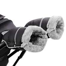 Baby Stroller Warm Gloves, Outdoor Windproof Waterproof Handlebar Cover For Pram In Winter, Snow Season