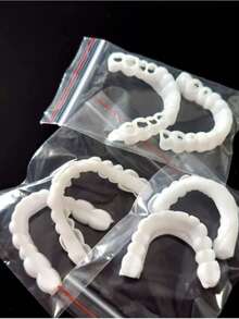 硅胶牙齿美白贴面，上下牙齿，假牙套，适合自拍微笑 - 多種 - 查看 10