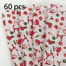 60/30/10 ورقة بنمط رجل الزنجبيل للكريسماس - مقاس 50.8x35.56 سم بتصميم رجل الزنجبيل والنقاط المتداخلة، ورق خفيف الوزن للتغليف الواقي للهدايا، حماية العناصر الهشة، ديكور العطلات (شرائط قصب السكر الزرقاء، نجوم)، ديكورات رجل الزنجبيل، تغليف احتفالي، طراز احتفالي، تغليف موسمي، ديكورات احتفالية، منظمو الحفلات ، ديكورات ، بيجامات ، هدايا ، ديكور - سانتا كلوز - مشاهدة 15